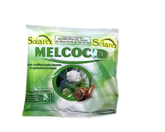 Melcocid 1 kg, moluscocid, Solarex, produs certificat Bio, ingrasamant cu functie impotriva melcilor