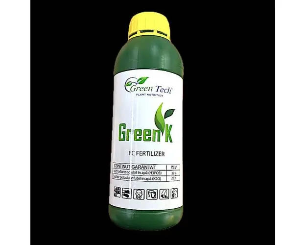 Green K 1L, ingrasamant pe baza de Potasiu, Green Tech, intareste sistemul imunitar al plantei