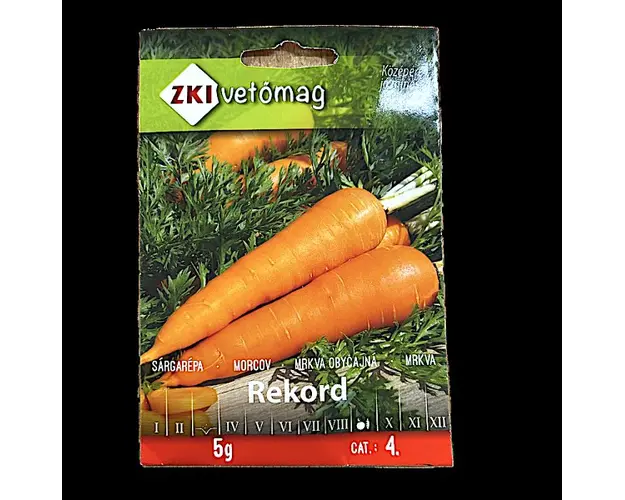 Seminte morcov Rekord 5 gr, Zki