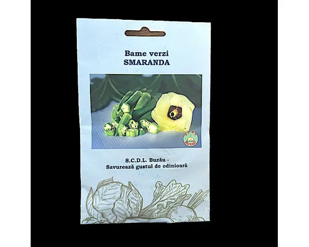 Seminte bame verzi Smaranda 5 gr, SCDL Buzau