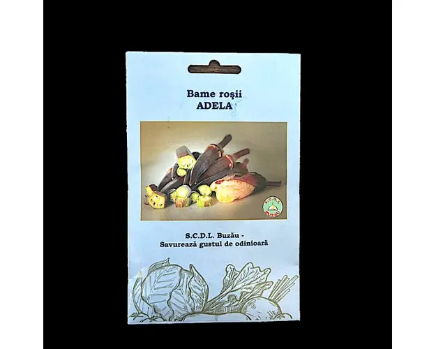 Seminte bame rosii Adela 5 gr, SCDL Buzau