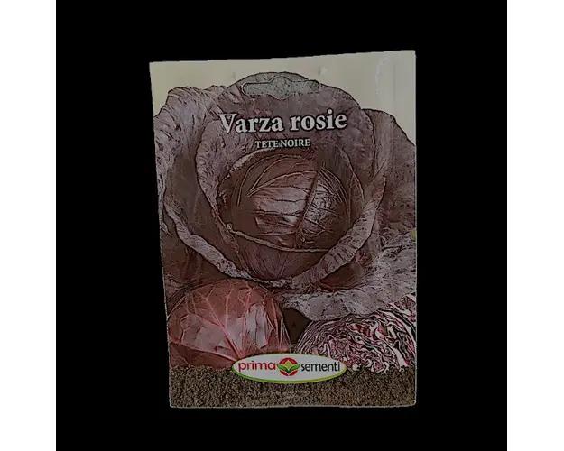 Seminte varza rosie Tete Noire 5 gr, Prima Sementi