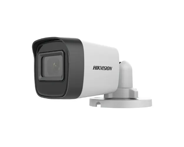 Kit Camera supraveghere exterior Hikvision DS-2CE16D0T-ITF2C, 2 MP, IR 30 m, 2.8 mm + alimentator