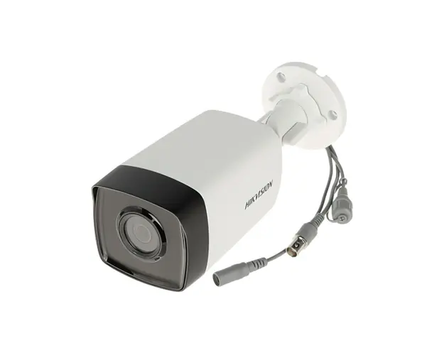 Kit Camera supraveghere exterior Hikvision TurboHD DS-2CE17D0T-IT3F C, 2 MP, IR 40 m, 2.8 mm + alimentator