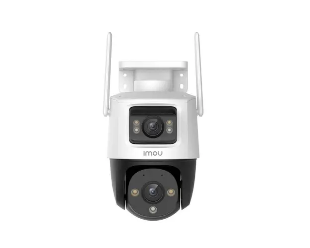 Camera supraveghere IP Wi-Fi cu lentila duala Full-Color IMOU Cruiser Dual IPC-S7XP-8M0WED, 5+3 MP, 2x 3.6 mm, IR/lumina alba 30 m, microfon si difuzor, slot card