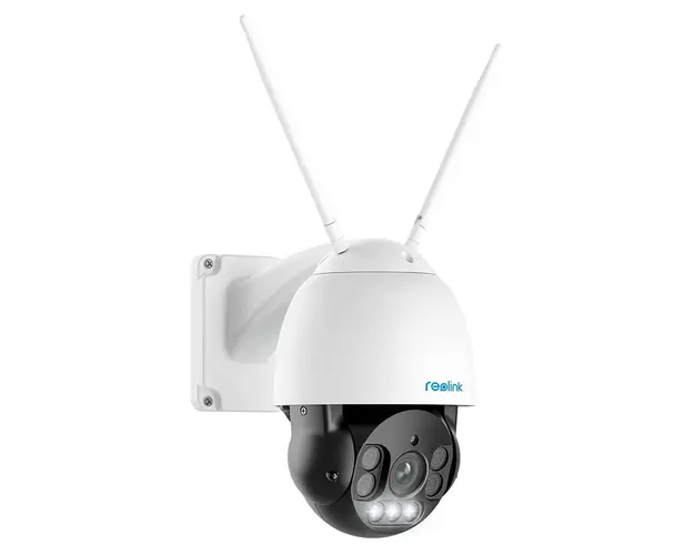Camera supraveghere rotativa Speed Dome IP WiFi PTZ Reolink RLC-523WA, 5 MP, IR 60 m, color noaptea 60 m, 2.7-13.5 mm, motorizat, detectie oameni/vehicule slot card, microfon