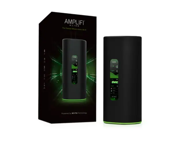 Router wireless Ubiquiti AmpliFi Alien AFI-ALN-R, 1148 Mbps/4804 Mbps, 2.4/5 GHz, 4 porturi, ecran tactil