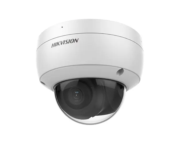 Camera supraveghere IP Dome Hikvision AcuSense DS-2CD2143G2-IU2, 4 MP, 2.8 mm, IR 30 m, slot card, microfon
