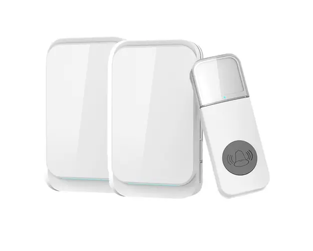 Sonerie wireless cu 2 unitati interioare TopVista E603, 95dB, 280 m, instalare usoara, 4 trepte de volum