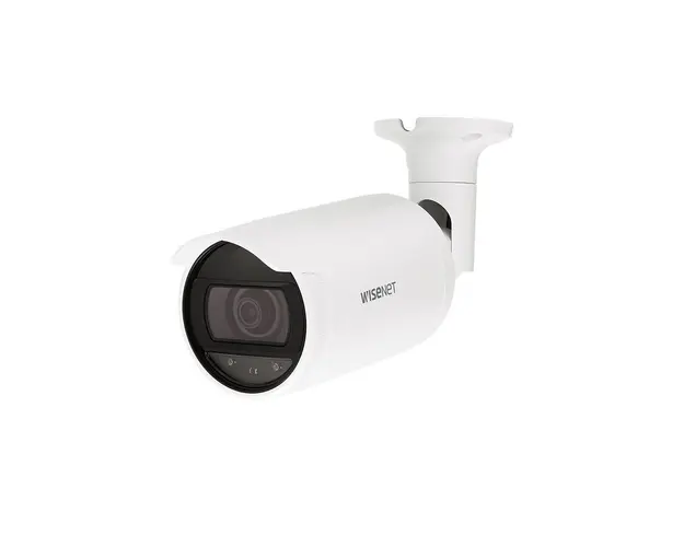 Camera supraveghere exterior IP Hanwha ANO-L7022R, 4 MP, 4 mm, IR 25 m, slot card, PoE
