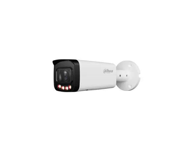 Camera supraveghere exterior IP cu iluminare duala Dahua WizSense IPC-HFW2449T-ZAS-IL-27135, 4 MP, 2.7 mm - 13.5 mm, IR/lumina calda 60 m, slot card, microfon, PoE