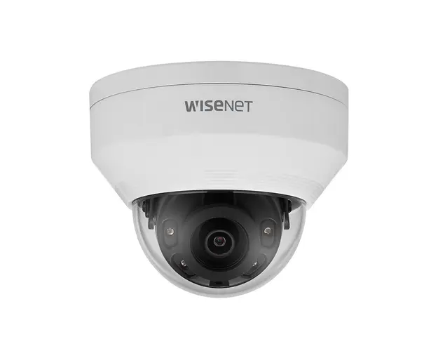 Camera supraveghere IP Dome Hanwha ANV-L7012R, 4 MP, 3 mm, IR 20 m, slot card, PoE