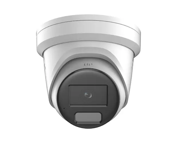 Camera supraveghere IP Dome AcuSense DarkFighter Hikvision DS-2CD2326G2-I28C, 2 MP, IR 30 m, 2.8 mm, slot card, PoE
