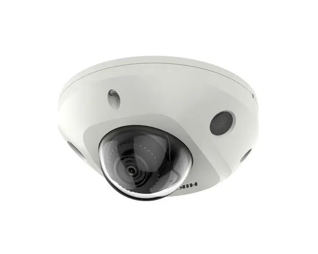 Camera supraveghere IP Dome Acusense Hikvision DS-2CD2543G2-IWS4, 4 MP, 4 mm, IR 30 m, microfon, PoE