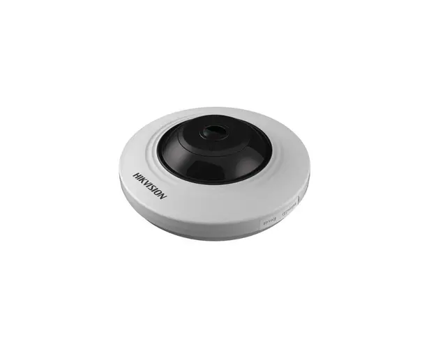 Camera supraveghere IP Dome Hikvision DS-2CD2955FWD-IS, 5 MP, IR 8 m, slot card, 1.05 mm fisheye
