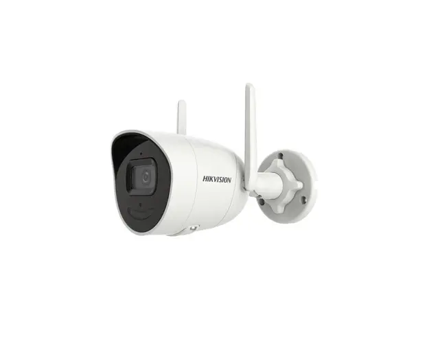 Camera supraveghere exterior IP Wi-Fi Hikvision DS-2CV2021G2-IDW4E, 2 MP, audio bidirectional, 4 mm, slot card, IR 30 m