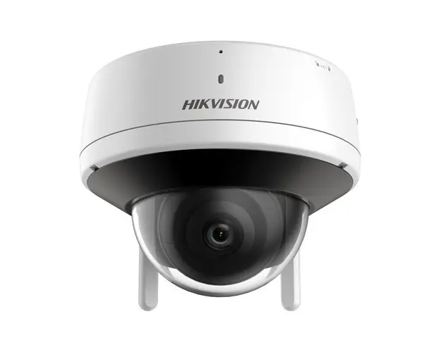 Camera supraveghere IP Dome WiFi Hikvision DS-2CV2141G2-IDW2E, 4 MP, 2.8 mm, IR 30 m, microfon si difuzor, slot card
