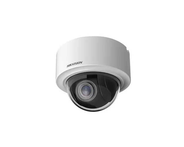 Camera supraveghere IP Dome PTZ Hikvision DS-2DE3204W-DET5B, 2 MP, 2.8-12 mm, slot card, PoE, 4x, detectare miscare