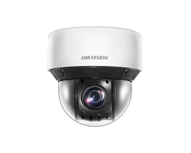 Camera supraveghere rotativa IP Speed Dome PTZ DarkFighter Hikvision, DS-2DE4A425IWG-E, 4 MP, auto tracking, IR 50 m, 4.8 - 120 mm, slot card, PoE