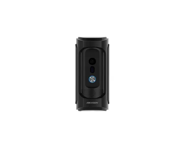 Videointerfon de exterior IP Hikvision DS-KB8113-IME1(B), aparent, rezistent la vandalizare, 2 MP, PoE