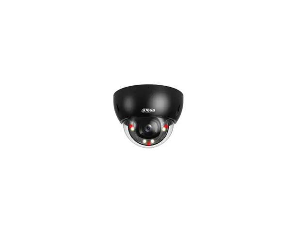 Camera supraveghere IP Dome cu iluminare duala Dahua WizSense IPC-HDBW2249E-S-IL-0280B, 2MP, 2.8 mm, IR/lumina calda 30 m, microfon, slot card, PoE, protectie perimetrala