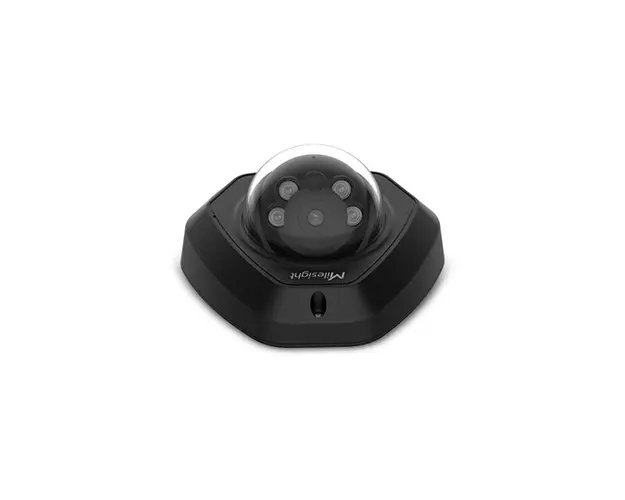 Camera supraveghere IP Dome Milesight MS-C5373-PD(BLACK), 5 MP, 2.8 mm, IR 30 m, microfon, slot card, PoE