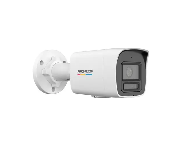 Camera supraveghere exterior IP ColorVu Hikvision Smart Hybrid Light DS-2CD1047G2H-LIU(2.8MM), 4MP, 2.8 mm, IR/lumina alba 30 m, microfon, PoE