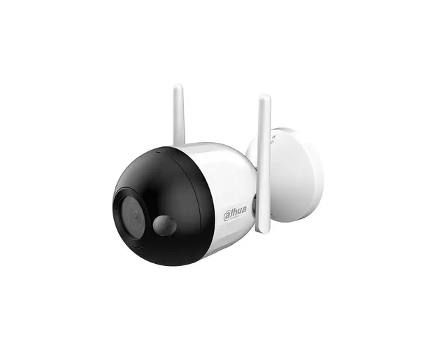 Camera supraveghere exterior IP WiFi Full Color Dahua F2C-LED-2.8MM, 2 MP, 2.8 mm, lumina calda 30 m, microfon, slot card