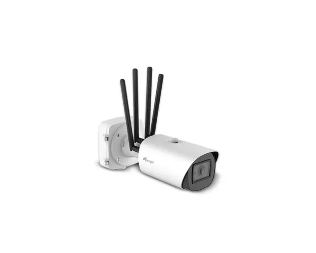 Camera supraveghere exterior IP Wireless 5G Milesight MS-C5366-FGPC, 5 MP, motorizata 2.7 - 13.5 mm, IR 65 m, slot card, microfon, PoE