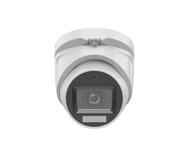 Camera supraveghere Dome cu iluminare duala Hikvision HiLook THC-T127-LMS, 2 MP, 2.8 mm, IR 30 m, lumina alba 20 m, microfon incorporat