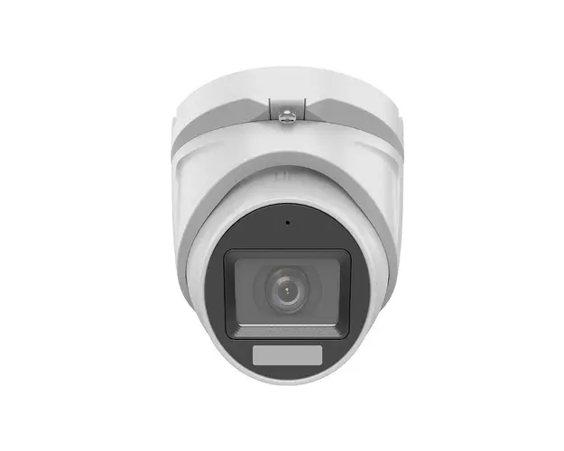 Camera supraveghere interior Dome Smart Hybrid Light Hikvision HiLook THC-T157-LMS, 3K, 2.8 mm, IR 30 m, lumina alba 20 m, microfon incorporat