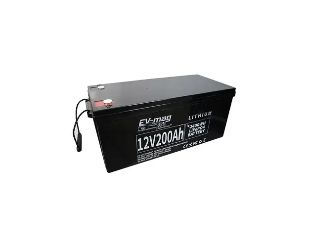 Acumulator LFP Ampevo LPF12/200, 12 V, 200 Ah