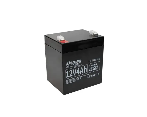 Acumulator LFP Ampevo LPF12/4, 12 V, 4 Ah