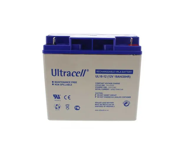 Acumulator Ultracell 18 Ah, 12 V, F3/F12