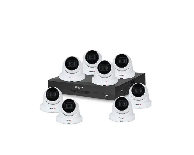Sistem supraveghere interior basic Acvil B8INTIR30-2MP-M, 8 camere, 2MP, IR 30m, 2.8 mm, microfon