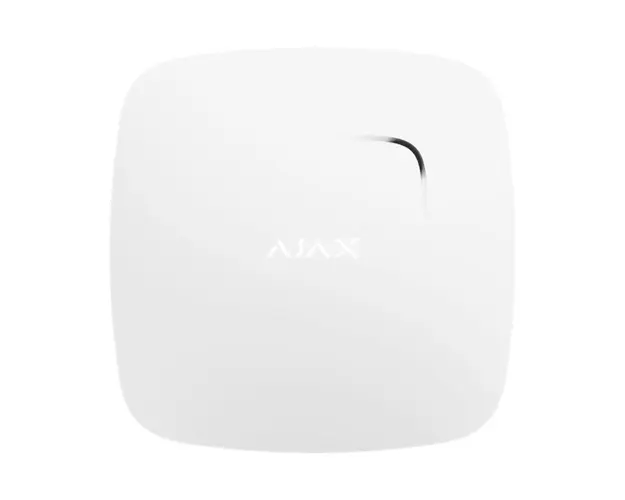 Detector de fum si temperatura wireless Ajax FireProtect WH, fotoelectric, termocuplu, 85 dB