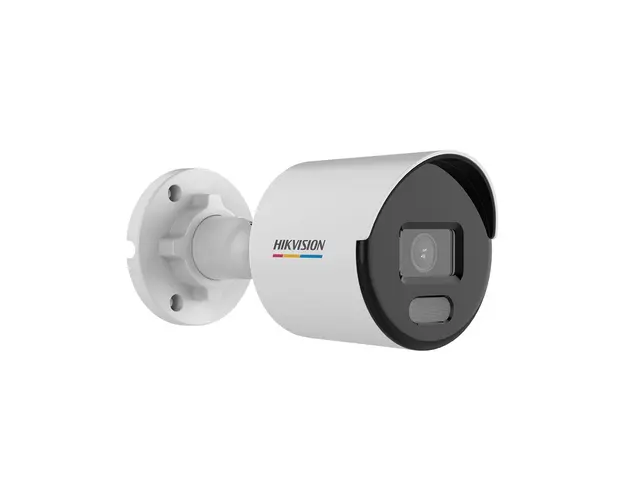 Camera supraveghere exterior IP Hikvision ColorVU DS-2CD1047G0-L-4MM, 4 MP, distanta lumina alba 30 m, 4 mm, PoE