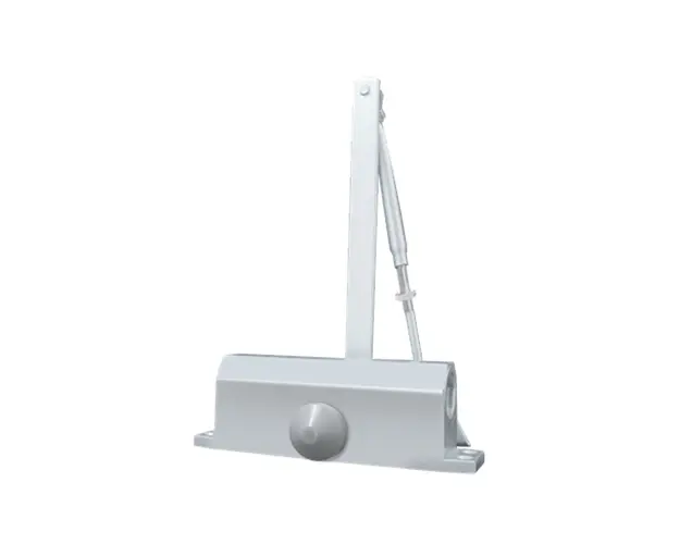 Amortizor hidraulic cu brat pentru usa Secukey C-CLOSER 3, 60-80 Kg, argintiu, aluminiu
