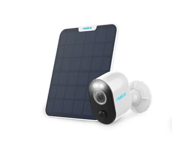 Camera supraveghere wireless WiFi Reolink Argus 3 Pro, 4 MP, IR 10 m, color noaptea 10 m, PIR, sirena, 6000mAh, slot card, microfon, detectie oameni/vehicule + panou solar