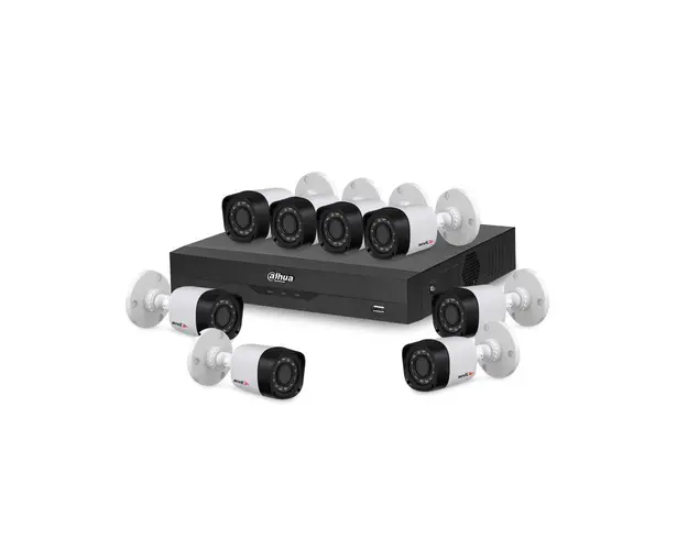Sistem supraveghere exterior Acvil B8EXTIR20-8MP, 8 camere, 8 MP, IR 20 m, 2.8 mm