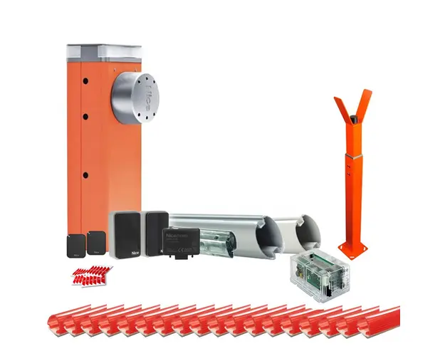 Bariera completa acces stradal Nice L9BAR-KIT, 4 - 5 m, 400 Nm, 230 Vac