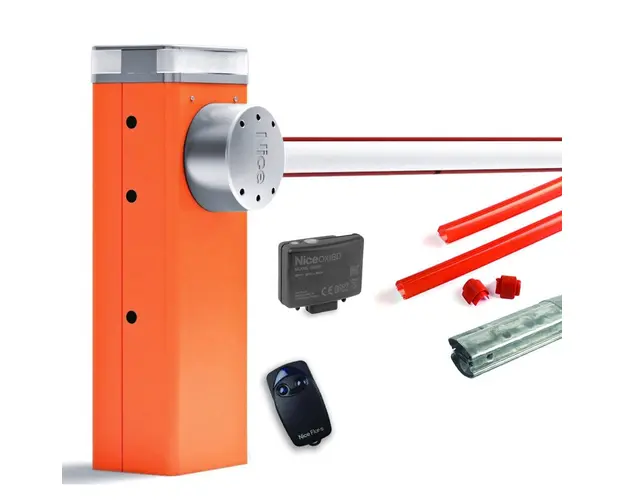 Bariera completa acces stradal Nice LBAR 9M, 400 Nm, 24 V