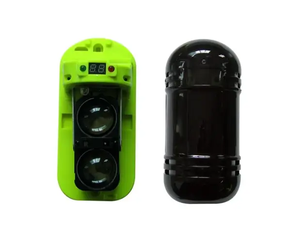 Bariera IR cu doua fascicule ABT-60F, display LCD, 60m exterior, 180m interior, 12/24V