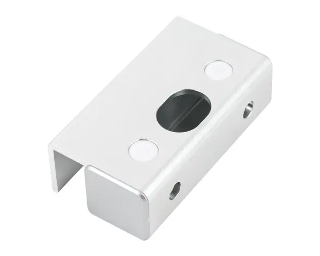 Contraplaca pentru bolt electromagnetic pe usi de sticla BBK-601, aparent, aluminiu