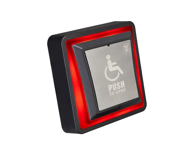 Buton cerere iesire PBK-871(LED, pentru persoane cu dizabilitati, NO-COM-NC, 0.35 kg