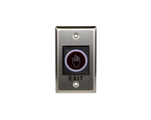 Buton cerere iesire touchless ZKTeco ACC-ECO-PUSH-TLEB102, NO/NC/COM, indicator LED, ingropat
