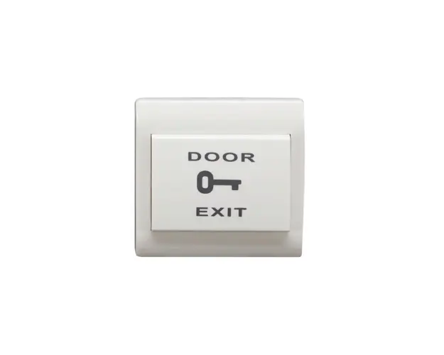 Buton cerere iesire ZKTeco ACC-PUSH-EX802, NO/NC, plastic