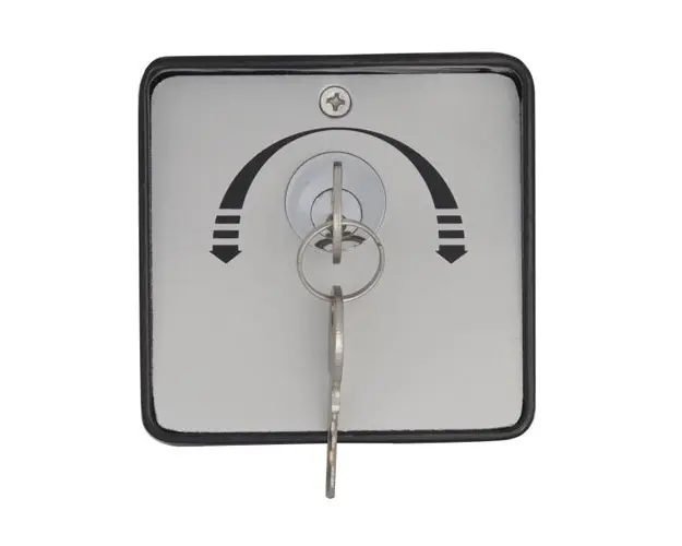 Buton cu cheie YKS-803D2, aparent, 2 chei, 2 comutatoare