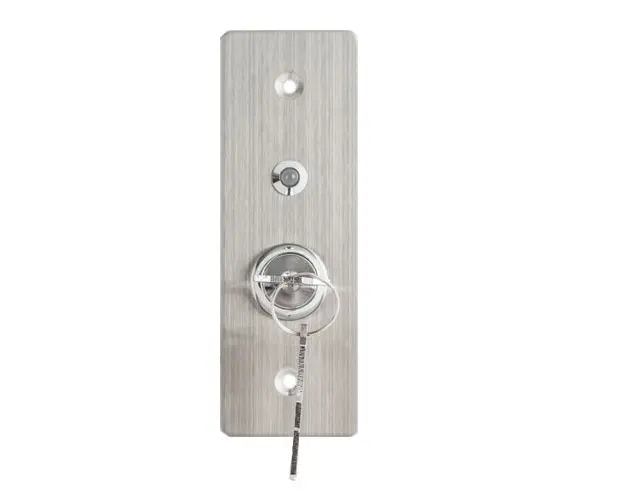 Buton de iesire cu cheie KY-C-SS-2-rdgn, ingropat, otel inoxidabil
