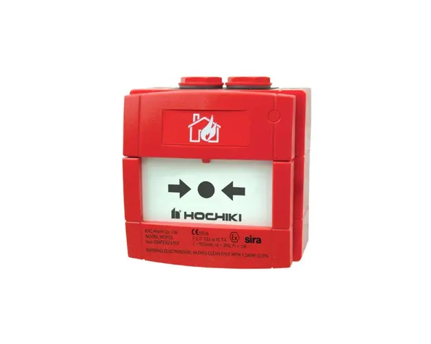 Buton de incendiu conventional ANTI-EX de exterior Hochiki CCP-W-IS, ATEX II 1GD Ex ia IIC T4 Ga, IP67